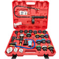 Car Radiator Leak Tool, Radiator Coolant Pressure Tester Vacuum Replenishment Tool, Leak Test & Pneumatic Purge Fill Kit