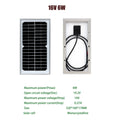 Portable Solar Panel Charger 16V 6W Solar Panels Rigid Monocrystalline Cell 12V Battery Charger With 10A Controller Power Bank