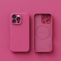 Original Magnetic For Magsafe Phone Case For iPhone 16 15 14 12 13 17 Pro Max 16 Plus Case Liquid Silicone Wireless Charge Cover