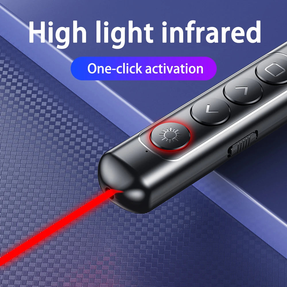 S9 Multimedia Presentation Clicker Wireless Presentation Clicker For use in presentations, office work, teaching, etc.