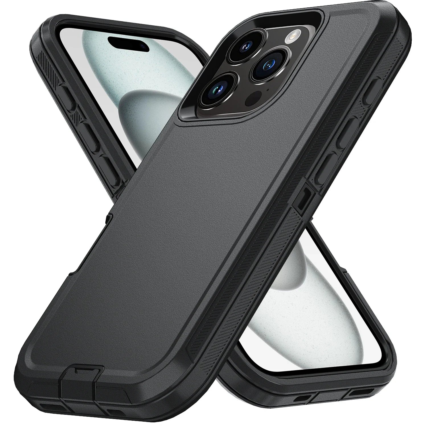 Otter Armor Box Shockproof Defender Phone Case for Iphone 16 11 12 13 14 15 17 Pro Max XSMAX 7 8 16E Hard Back Cover with Clip