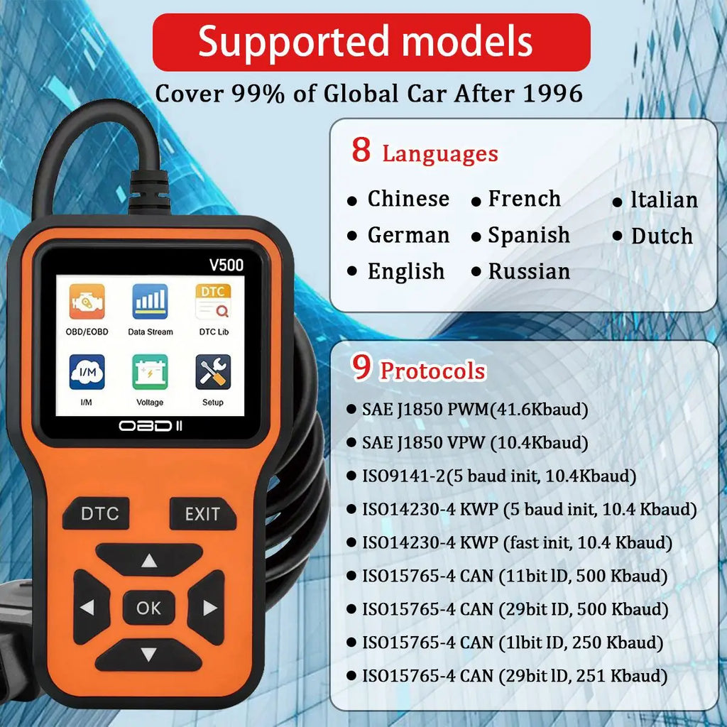 OBD2 Scanner - Car Diagnostic Code Reader Tool