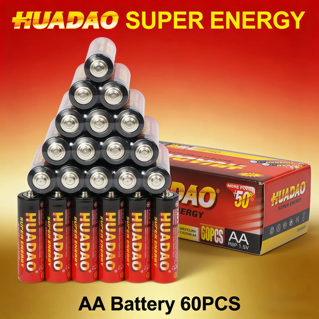 Top-Grade AA High-Capacity 1.5V Alkaline Batteries-Reliable Power for Pocket Flashlights,Toys,Wireless Mice&Digital Desk Clocks.