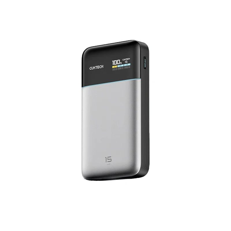 CUKTECH 15 Power Bank Air 15000 100W MAX Output GaN Portable Charger PD PPS For MacBook Sumsung S25 iPhone 16 Xiaomi 15