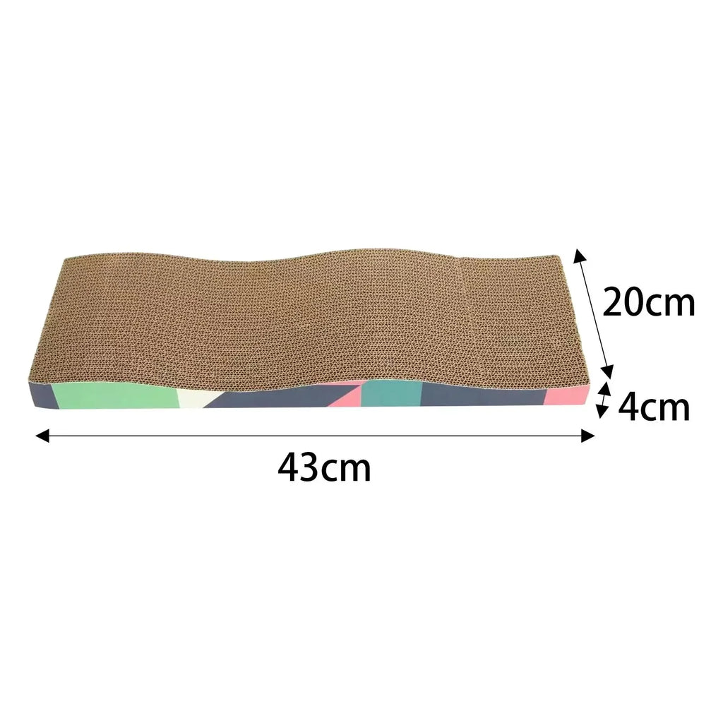 Cat Scratchers Cardboard Cat Scratching Board Durable Grind Claws Corrugated Paper Pets Sofa for Indoor Cats Kittens