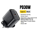 USB-C PD Travel Charger 20W 30W Fast Charging Wall Power Adapter Compatible with iPhone iPad Mobile Devices