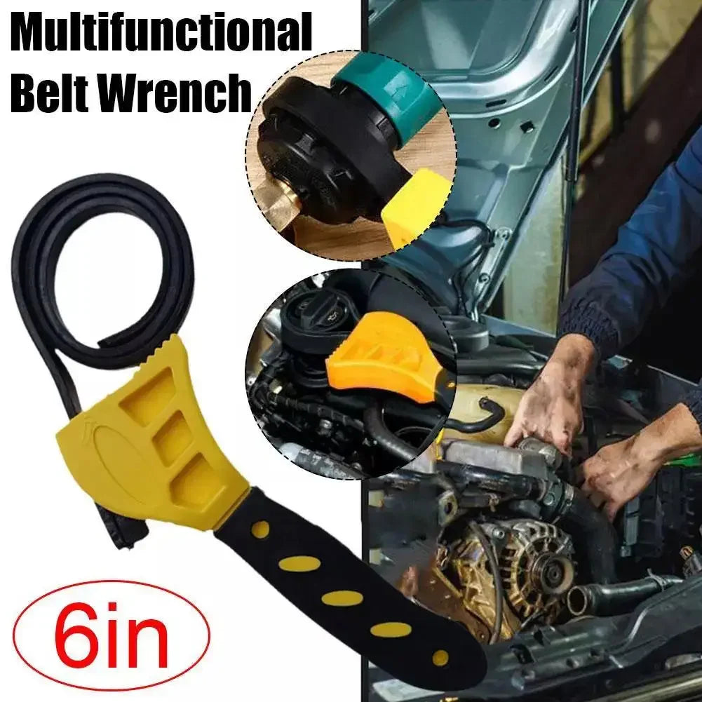 Adjustable Locking Strap Spanner Wrench Belt Oil Filter Puller Removal Tool Disassembly Strap Opener Tool