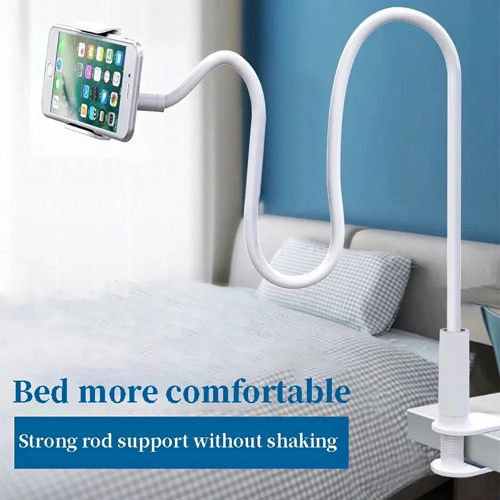 Adjustable Lazy Mobile Phone Holder Portable Flexible Arm Clip Mount Stand Home Bed Desktop Bracket Universal Smartphone Holder