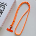 Colorful Adjustable Long Lanyard DYM Mobile Cell Phone Candy Solid Color Crossbody Necklace Anti-Lost Strap for Phone Universal