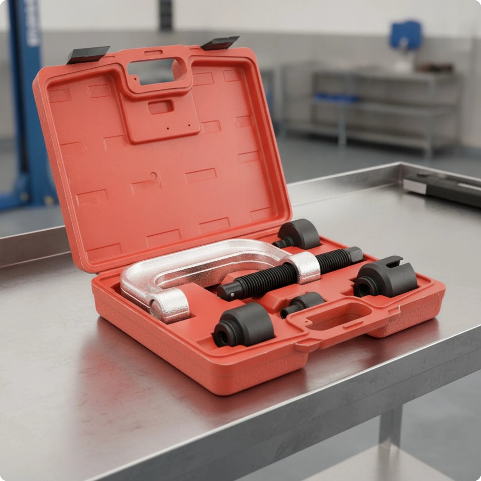 Ball Joint Press Tool Kit Manual Ball Joint Press Set Puller Professional-Grade Portable for Mechanics, Chassis Repair