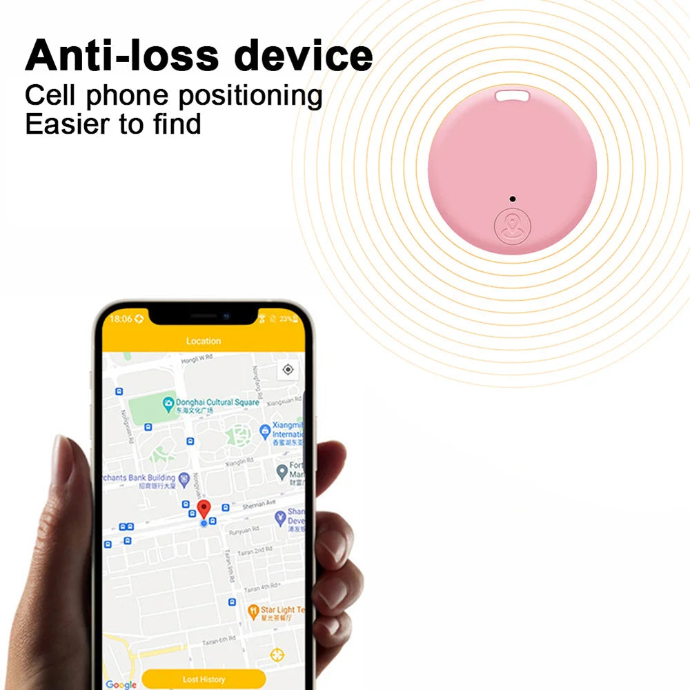 Bluetooth Smart GPS Tracker Mini Anti Lost Device Tracking Smart Finder Locator For Key/Luggage/Pet/Kids/Bag/Wallet Smart Finder
