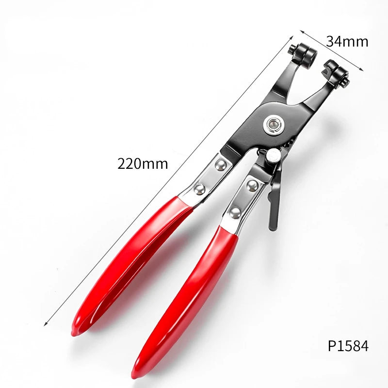 Hose Clamp Pliers, Wire Long Reach Hose Clamp Pliers Set Fuel Oil Water Hose Auto Tools Coolant Radiator Heater and Water Hose