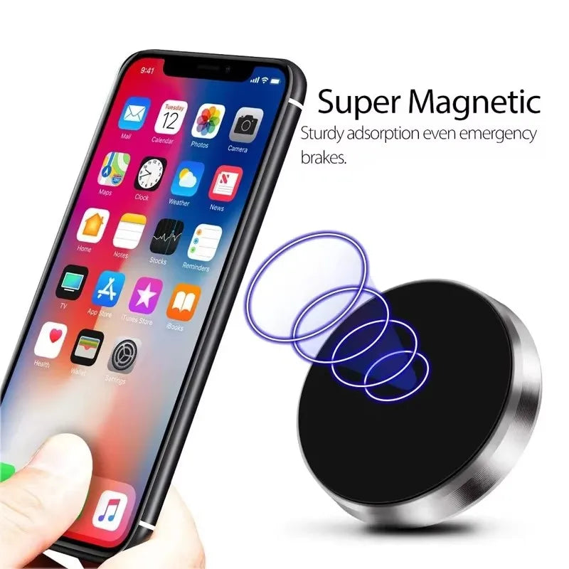 Wall Magnetic Phone Holder Stand Mini Magnetic Ring Pad for Magsafe iPhone 17 16 15 14 13 12 Pro Max Car and All Smooth Surfaces