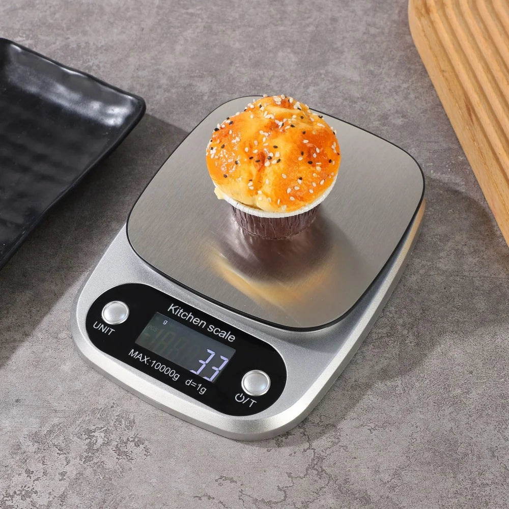 10kg/1g Digital Kitchen Scale High precision LCD Electronic Food Scale Jewelry Coffee Baking Portable High-quality Kitchen Tools