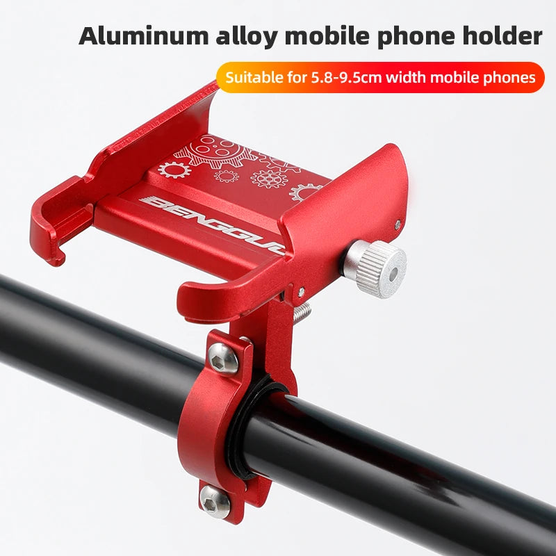 Bike Phone Holder 360 Rotation Bicycle Phone Holder for 4.7-7.0 Inch Devices Motorcycle Handlebar Mobile Phone Stand