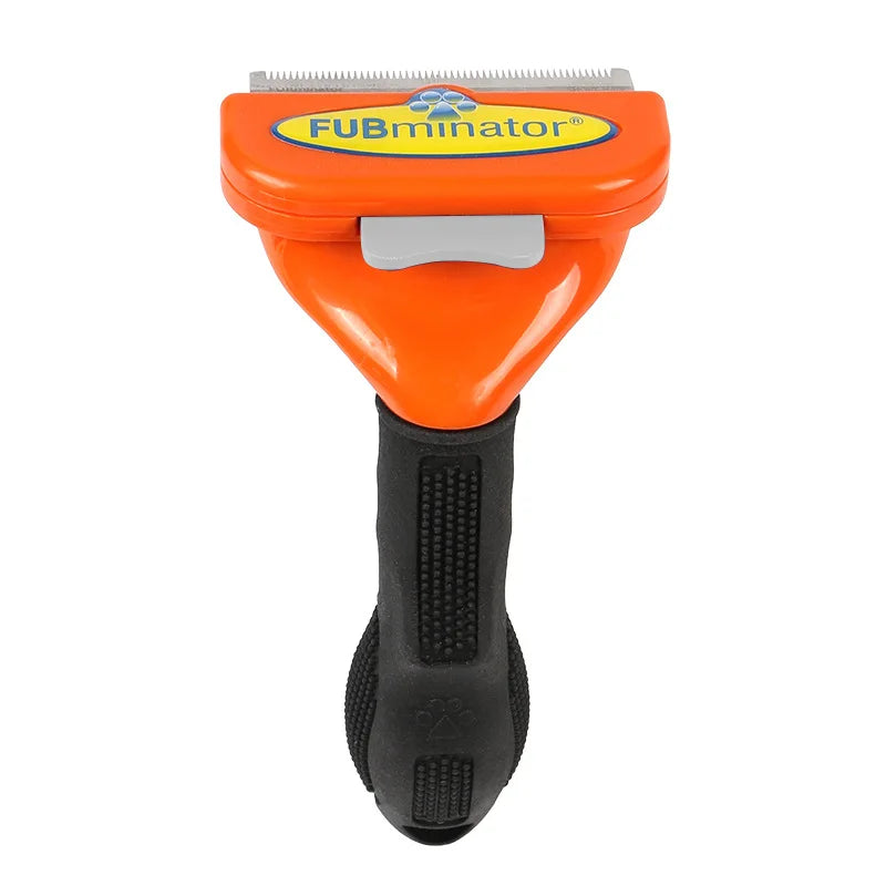 Pet Grooming Brush Deshedding Brush Removes Loose Hair Tangles Cat Comb Shedding Rake Pet Hair Remover Brush for Dogs Cats