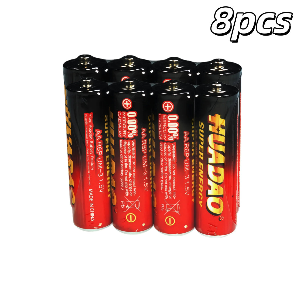 Pilas alcalinas AA de alta capacidad y calidad superior de 1,5 V: energía confiable para linternas de bolsillo, juguetes, mouses inalámbricos y relojes de escritorio digitales.