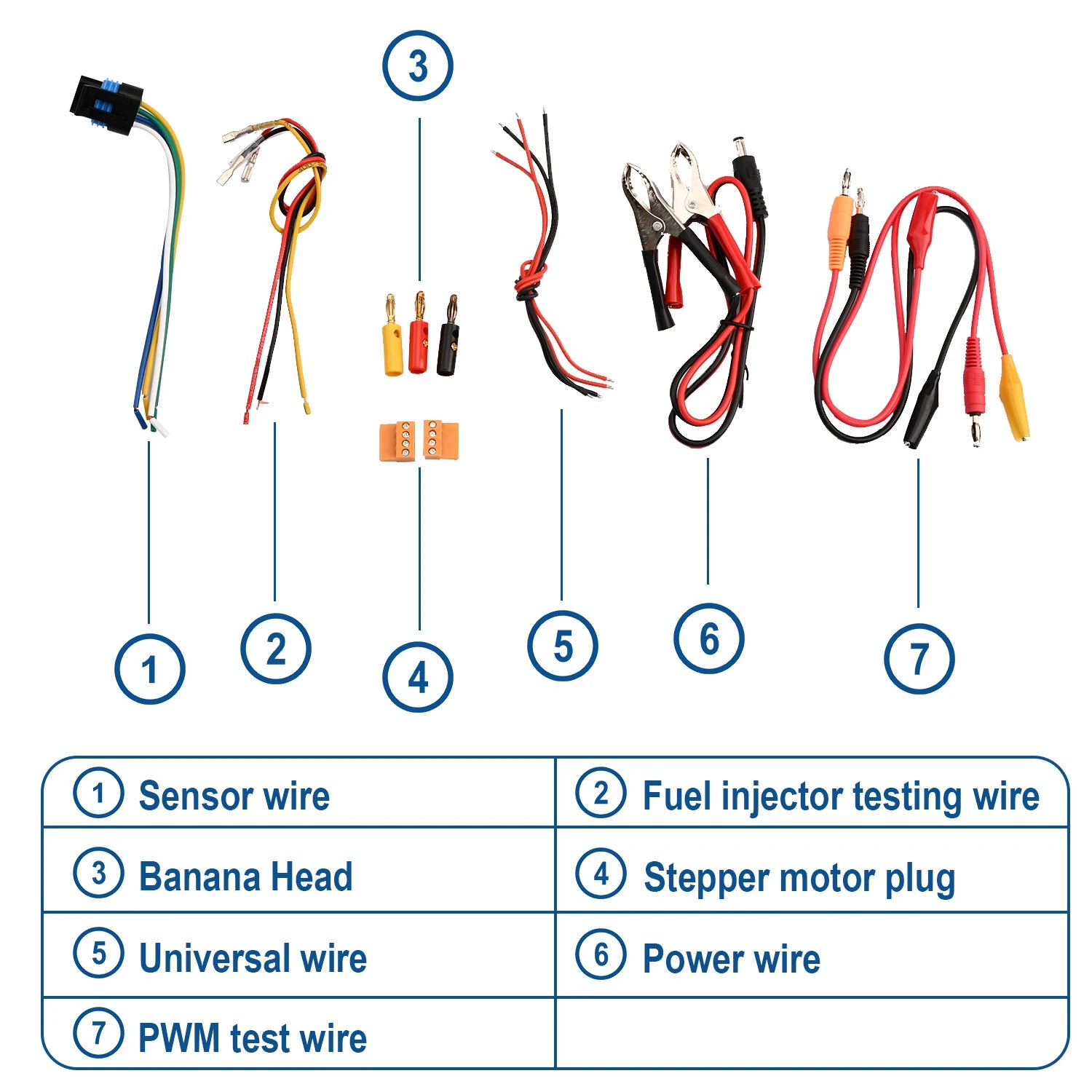2025 NEW! Auto Ignition Coil Test Injector Solenoid Valve Idling Stepper Motor Instrument Tester Fault Detector Drive Simulator