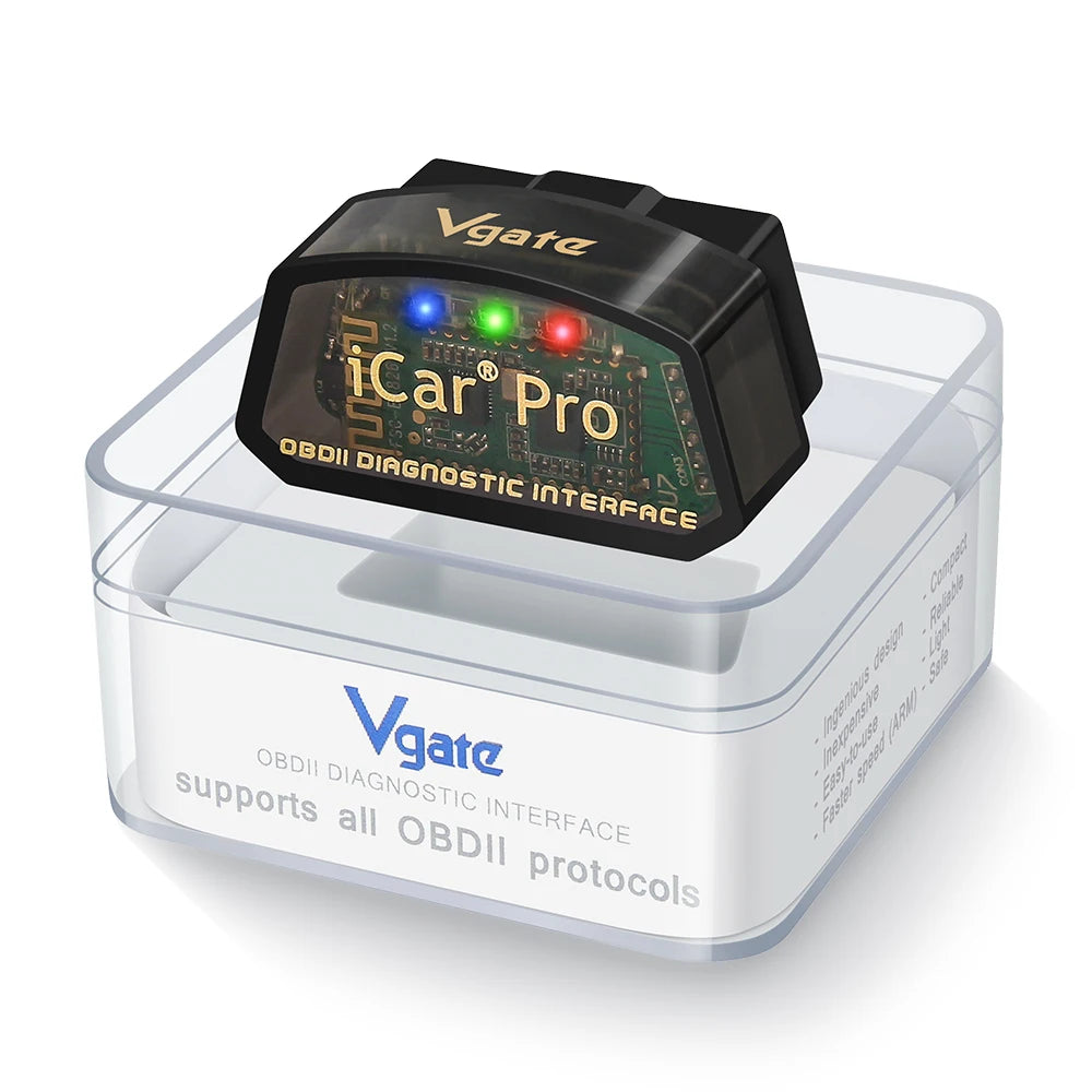 Vgate ICar Pro ELM327 V2.3 Bluetooth 4.0 WIFI for iOS BT3.0 Android OBD2 Diagnostic Tool ELM 327 BLE4.0 ODB2 Car Scanner