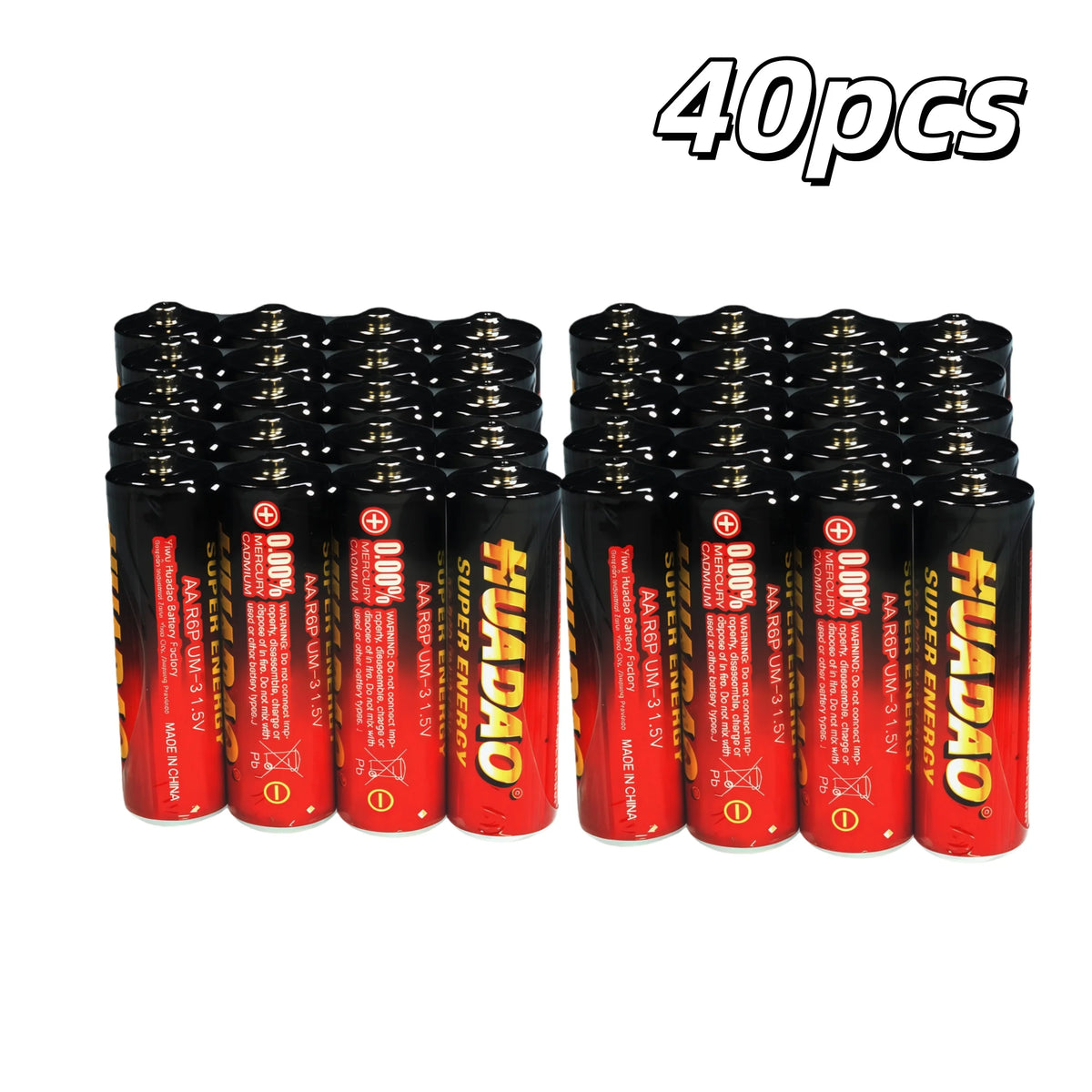 Pilas alcalinas AA de alta capacidad y calidad superior de 1,5 V: energía confiable para linternas de bolsillo, juguetes, mouses inalámbricos y relojes de escritorio digitales.