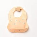 INS Baby Bibs BPA Free Waterproof Soft Silicone Saliva Solid Dripping Banana Bib Cartoon Print Flower Adjustable Lunch Aprons