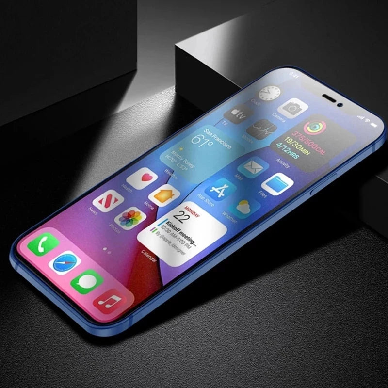 1-5Pcs Matte Tempered Glass For iPhone 17 16 15 14 13 12 11 Frosted Screen Protectors For iPhone 17 Pro Max 13 Mini Glass Film