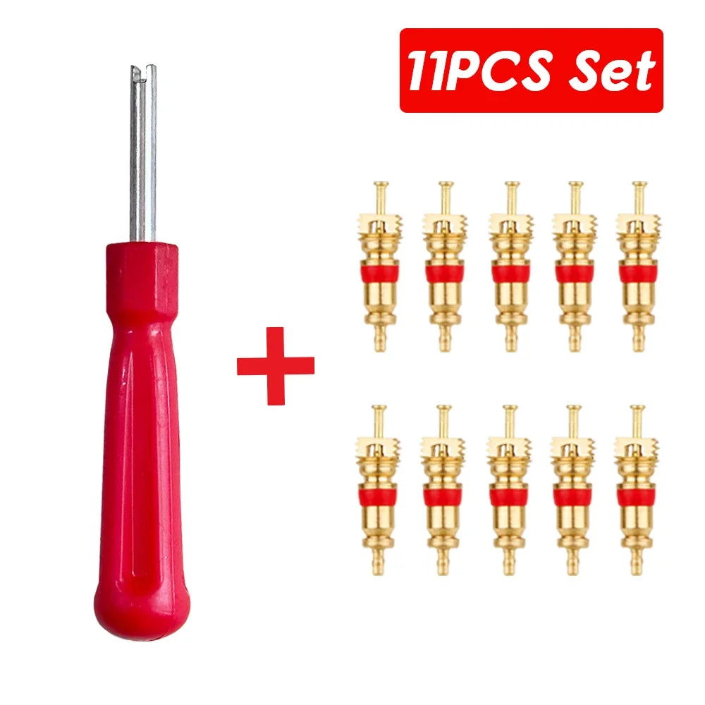 Universal Tyre Valve Core Remover Tools 1/20PCS for Car Bike Motorbike Truck Tire Valve Stem Repair Screwdriver Auto Accessories