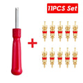 Universal Tyre Valve Core Remover Tools 1/20PCS for Car Bike Motorbike Truck Tire Valve Stem Repair Screwdriver Auto Accessories