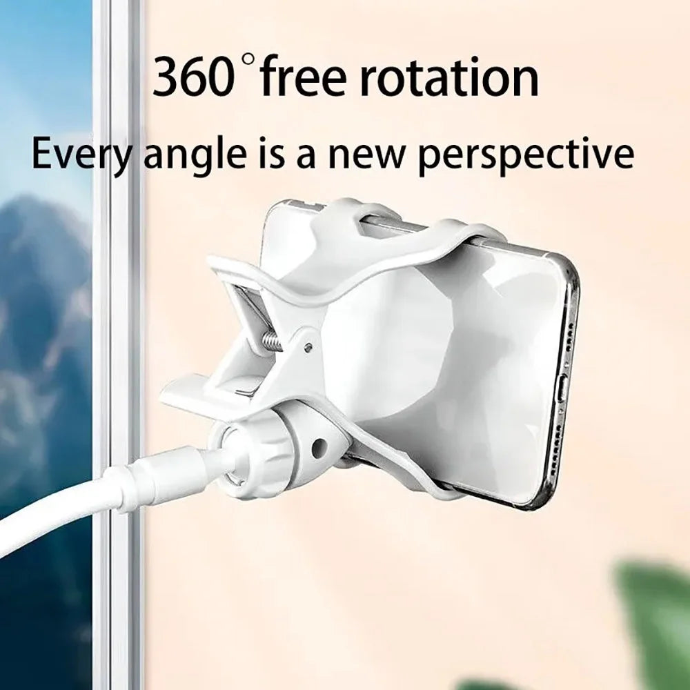 Adjustable Lazy Mobile Phone Holder Portable Flexible Arm Clip Mount Stand Home Bed Desktop Bracket Universal Smartphone Holder