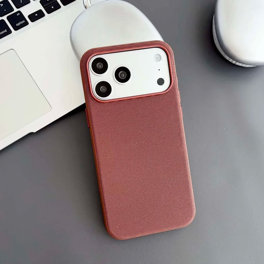 Magnetic TechWoven Phone Case For iPhone 18 17 Air 16 15 14 13 Pro Max Tech Woven For Magsafe Wireless Charging Shockproof Cover