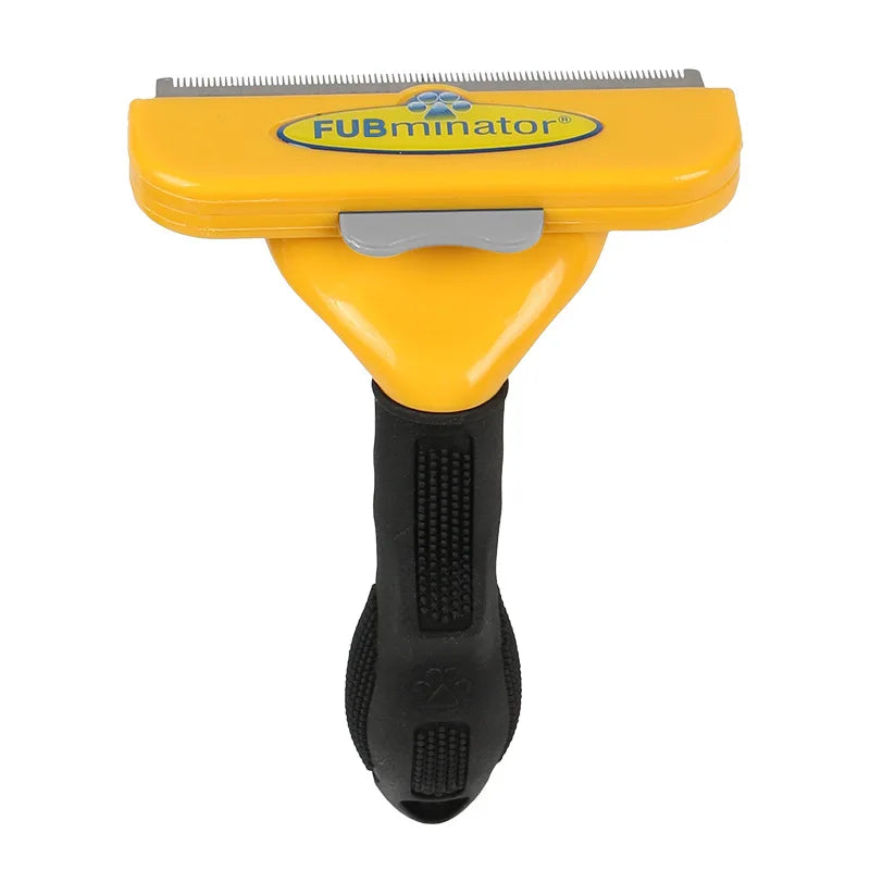Pet Grooming Brush Deshedding Brush Removes Loose Hair Tangles Cat Comb Shedding Rake Pet Hair Remover Brush for Dogs Cats
