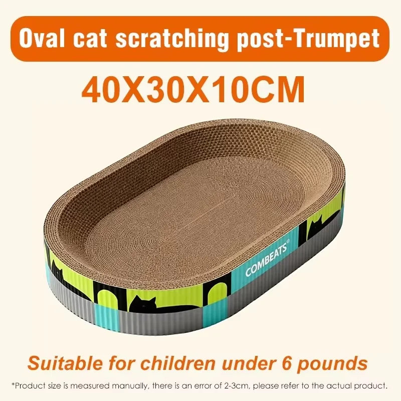 Corrugated Cat Scratching Board Multifunctional Cat Nest Wear Resistant Claw Toy Anti-scratch Furniture Pet Supplies