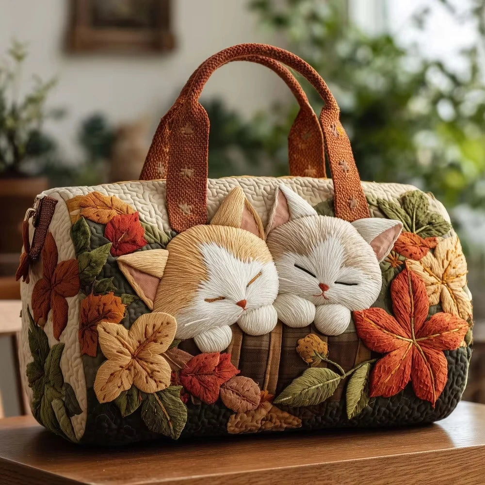 Fashion 3D Quilted Duffle Bag Bus Design Large Capacity Travel Handbag Retro Boho Sturdy Gym Tote Bag Daily Outings