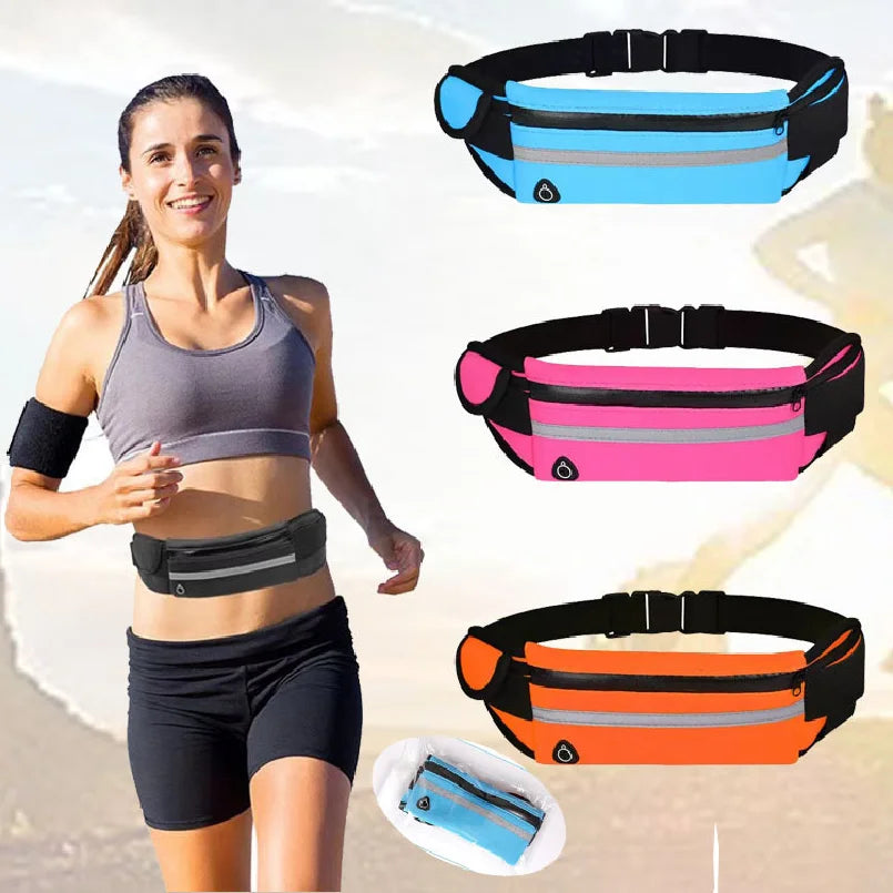 1pcs Colorful Waterproof Neoprene Fanny Pack Running Man Waist Bag